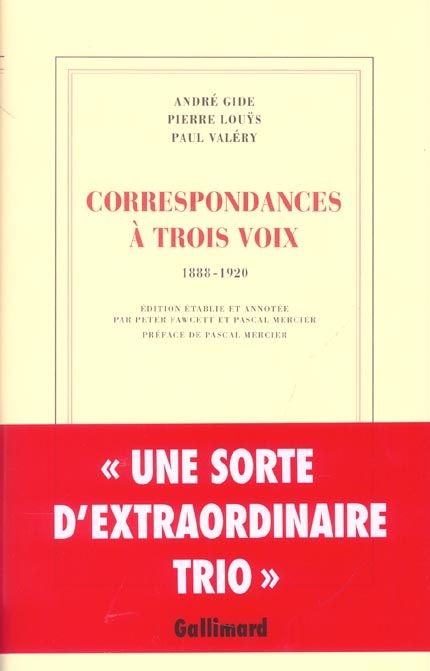 Emprunter Correspondances à trois voix. 1888-1920 livre