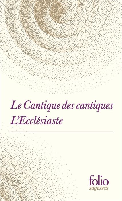 Emprunter Le cantique des cantiques %3B L'Ecclésiaste livre