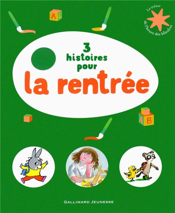 Emprunter 3 histoires pour la rentrée. La rentrée des animaux %3B Tous à l'école de Trotro %3B Je veux un ami livre