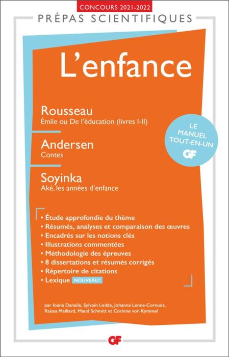 Emprunter L'enfance. Rousseau, Emile ou De l'éducation (livres I-II) %3B Andersen, Contes %3B Soyinka Aké, les ann livre