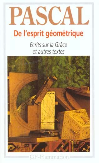 Emprunter De l'esprit géométrique. Ecrits sur la Grâce et autres textes livre