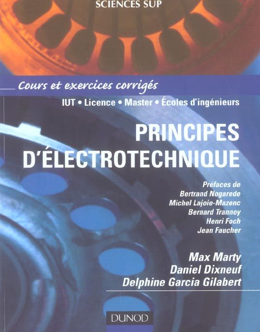 Emprunter Principes d'électrotechnique. Cours et exercices corrigés livre