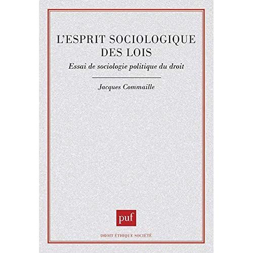 Emprunter L'esprit sociologique des lois. Essai de sociologie politique du droit livre