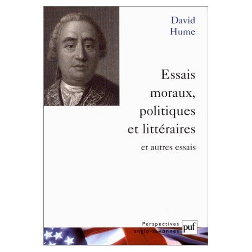 Emprunter Essais moraux, politiques et littéraires et autres essais livre