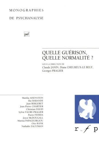 Emprunter Quelle guérison, quelle normalité ? livre