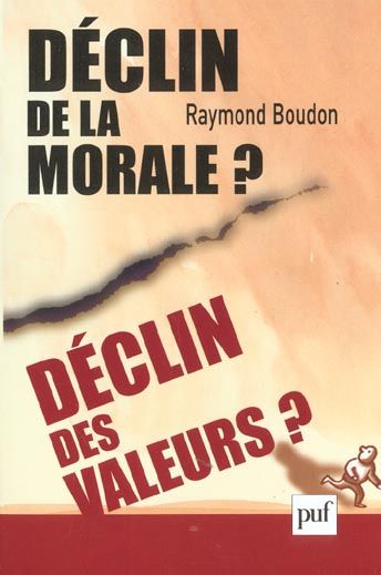 Emprunter Déclin de la morale ? Déclin des valeurs ? livre