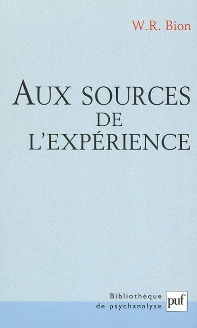 Emprunter Aux sources de l'expérience livre