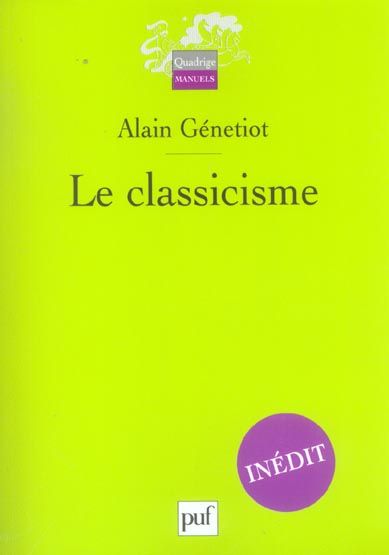 Emprunter Le classicisme livre