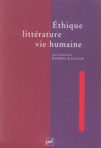 Emprunter Ethique, littérature, vie humaine livre