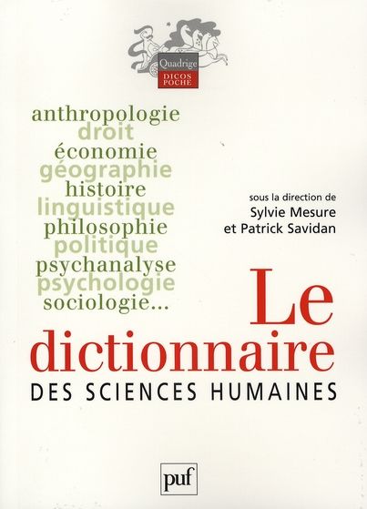 Emprunter Dictionnaire des sciences humaines livre