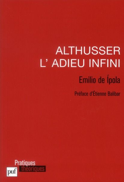 Emprunter Althusser, l'adieu infini livre