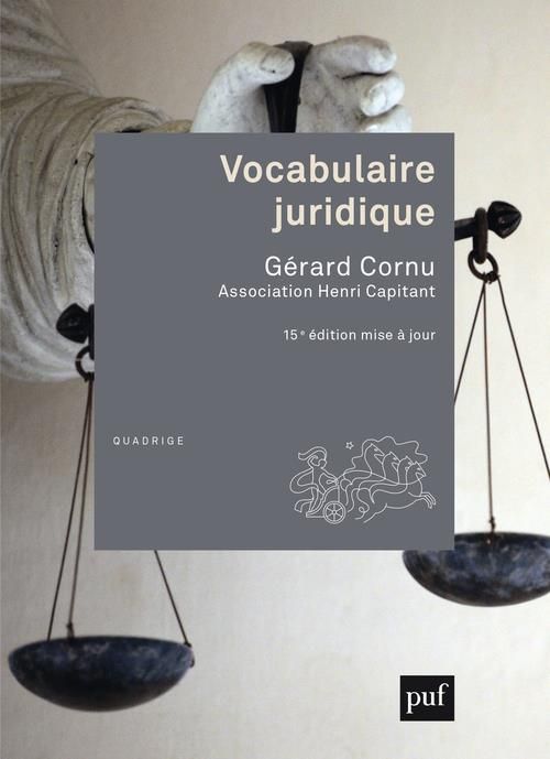 Emprunter Vocabulaire juridique livre