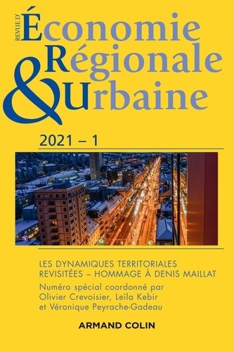 Emprunter Revue d'économie régionale et urbaine N° 3/2021 : Les dynamiques territoriales revisitées - Hommage livre