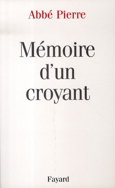 Emprunter Mémoire d'un croyant livre