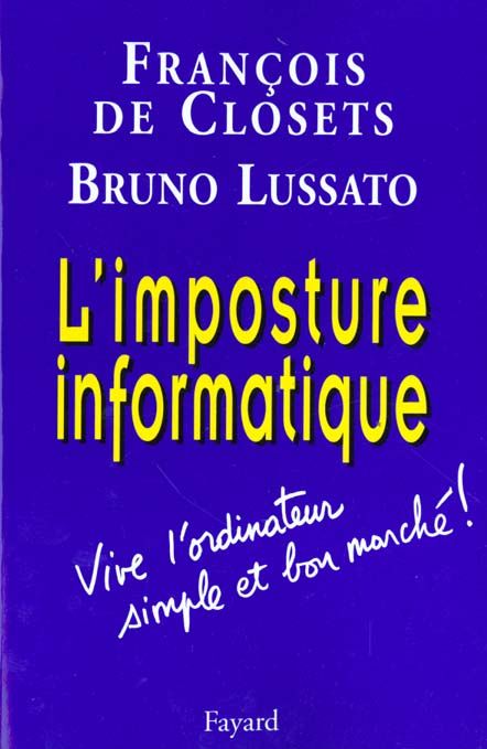 Emprunter L'imposture informatique livre