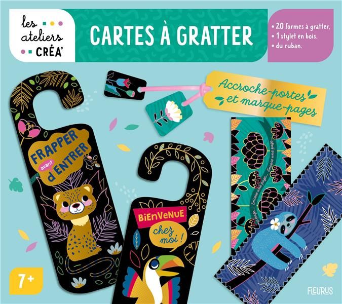 Emprunter Cartes à gratter. Accroche-portes et marque-pages livre