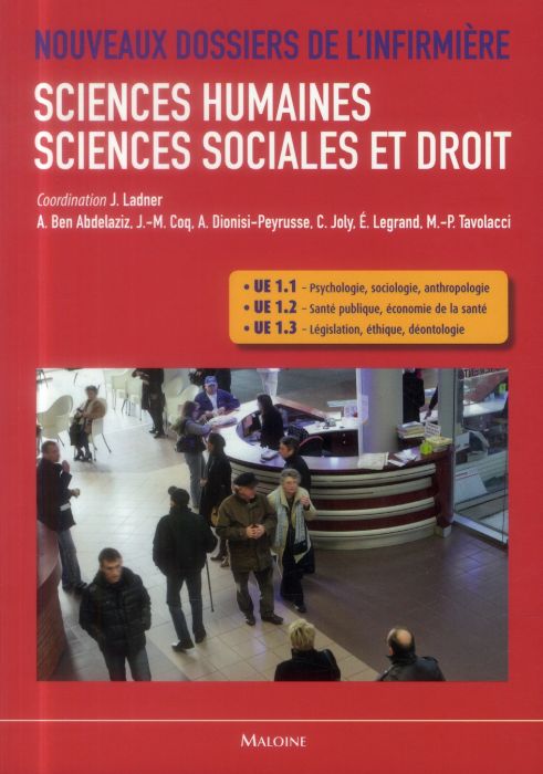 Emprunter Sciences humaines, sciences sociales et droit. UE 1.1, UE 1.2 et UE 1.3 livre