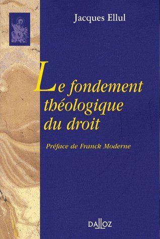 Emprunter Le fondement théologique du droit livre