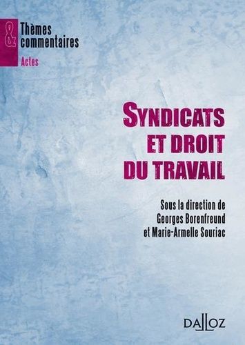 Emprunter Syndicats et droit du travail livre