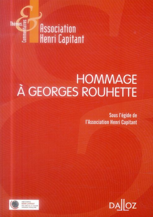 Emprunter Hommage à Georges Rouhette livre