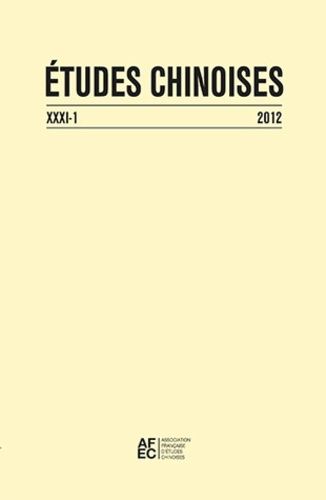 Emprunter Etudes chinoises N° 31/1 2012 livre