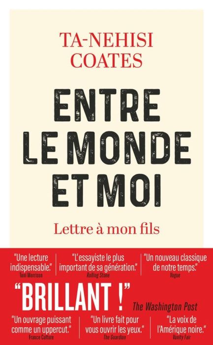 Emprunter Entre le monde et moi. Lettre à mon fils livre