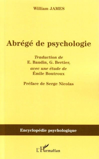 Emprunter Abrégé de psychologie livre