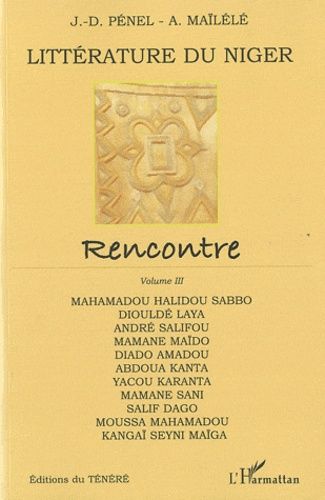 Emprunter Littérature du Niger. Rencontre, volume 3 livre