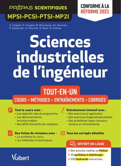 Emprunter Sciences industrielles de l'ingénieur MPSI-PCSI-PTSI-MP2I. Tout-en-un - Cours-méthodes, entraînement livre