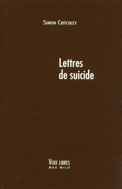 Emprunter Lettres de suicide livre