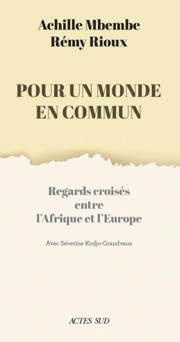 Emprunter Pour un monde en commun livre