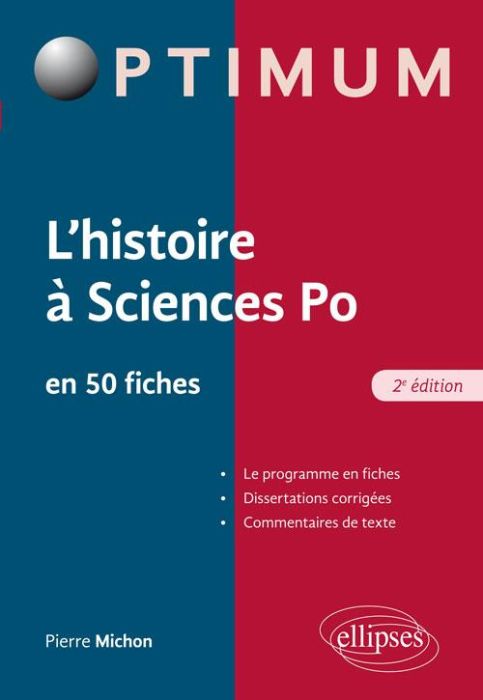 Emprunter L'histoire à Sciences Po en 50 fiches. 2e édition livre