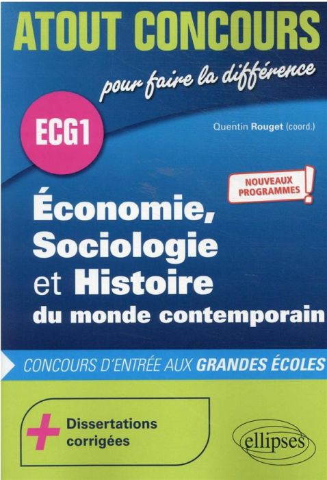 Emprunter Economie, Sociologie et Histoire du monde contemporain. Concours d'entrée des écoles de commerce. EC livre