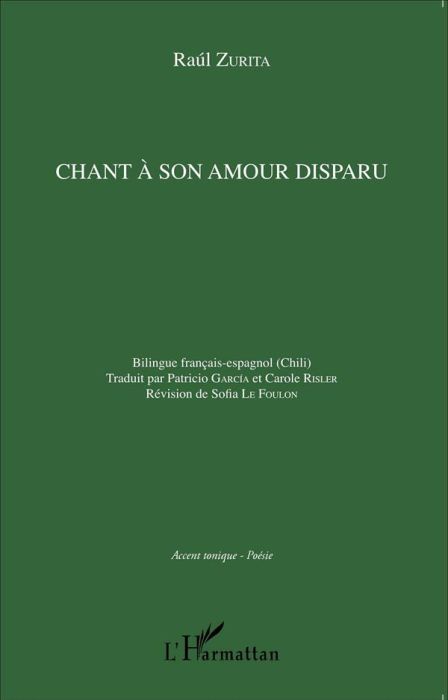 Emprunter Chant à son amour disparu. Edition bilingue français-espagnol livre