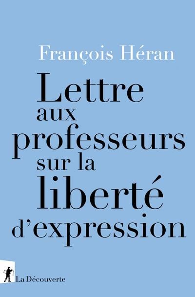 Emprunter Lettre aux professeurs sur la liberté d'expression livre