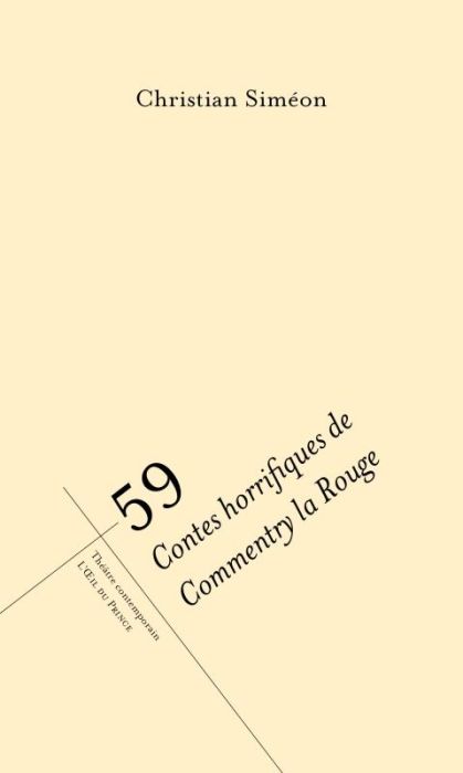 Emprunter 59. Contes horrifiques de Commentry la Rouge livre