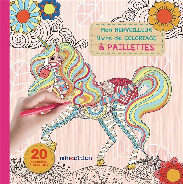 Emprunter Mon merveilleux livre de coloriage à paillettes livre