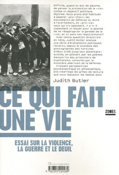 Emprunter Ce qui fait une vie. Essai sur la violence, la guerre et le deuil livre