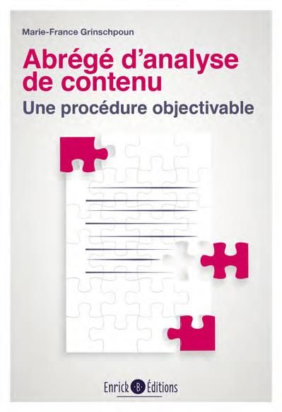 Emprunter Abrégé d'analyse de contenu livre