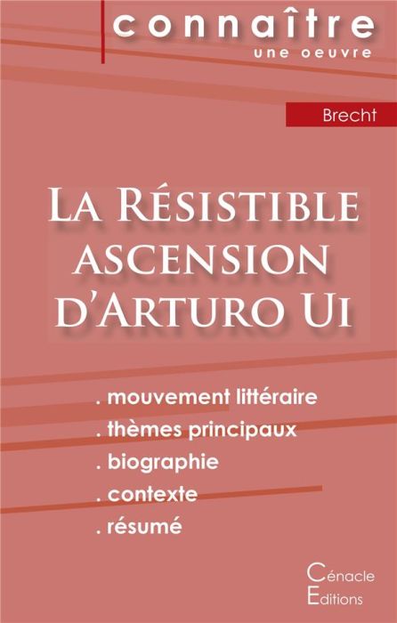 Emprunter La résistible ascension d'Arturo Ui. Fiche de lecture livre