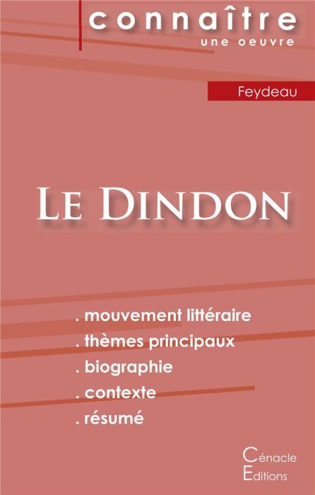 Emprunter Le Dindon. Fiche de lecture livre