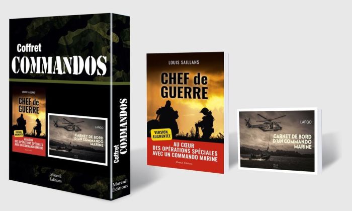 Emprunter Coffret Commandos. Pac en 2 volumes : Chef de guerre %3B Carnet de bord d'un commando marine livre