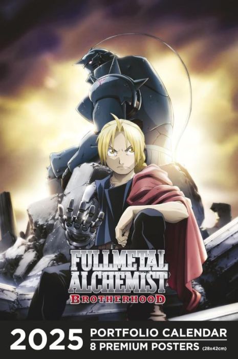 Emprunter Portfolio calendrier 2025 Fullmetal Alchemist Brotherhood. 8 premium posters, de janvier à décembre livre