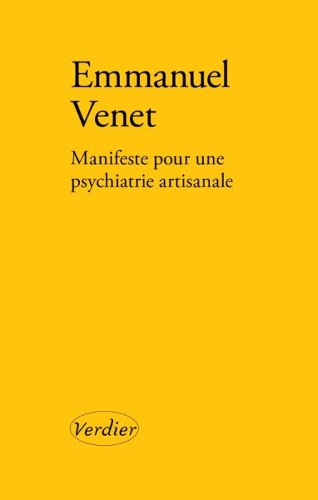 Emprunter Manifeste pour une psychiatrie artisanale livre