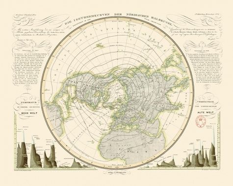 Emprunter Lignes isothermes de l’hémisphère nord. 68 x 85 cm, Edition bilingue français-anglais livre