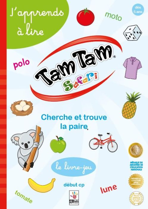 Emprunter Tam Tam safari. Cherche et trouve la paire. Début CP livre