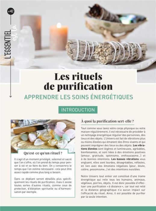 Emprunter Les rituels de purification. Apprendre les soins énergétiques livre