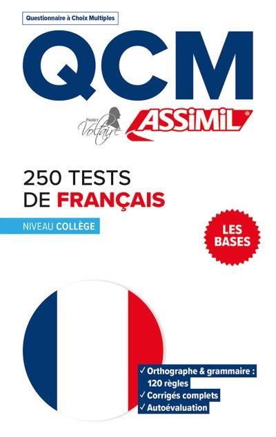 Emprunter 250 tests de français. Niveau collège livre