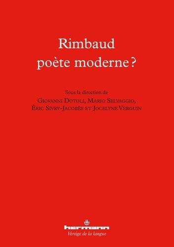 Emprunter Rimbaud poète moderne ? livre