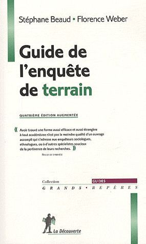 Emprunter Guide de l'enquête de terrain. Produire et analyser des données ethnographiques, 4e édition livre